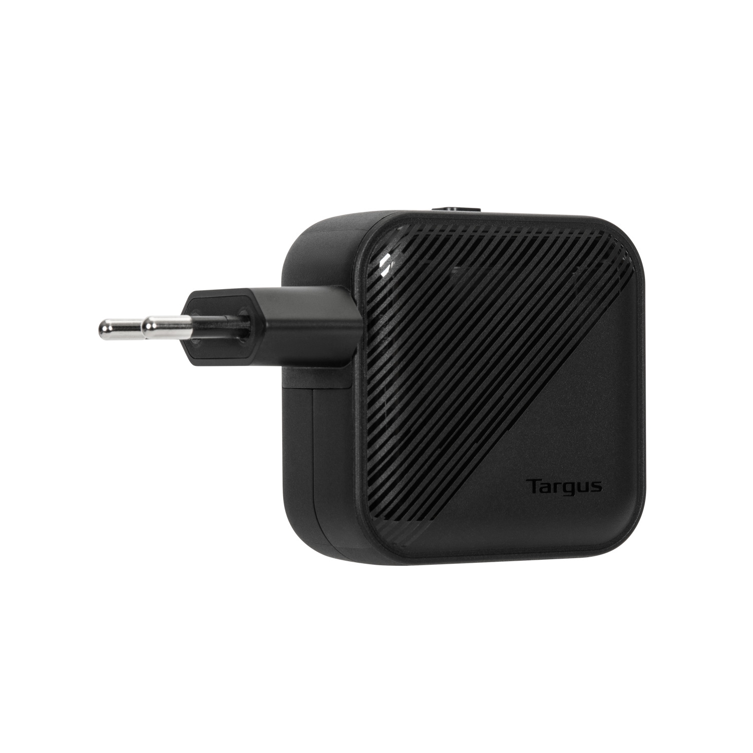 Targus 65W GaN Wall Charger w/1×USB-C, 1×USB-A ports; 4 travel plugs
