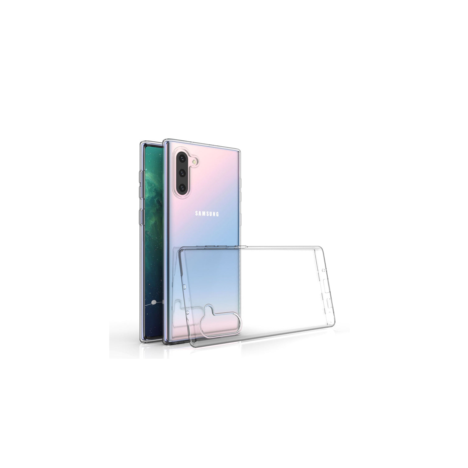 Étui transparent de PANDACO pour Galaxy Note 10 de Samsung