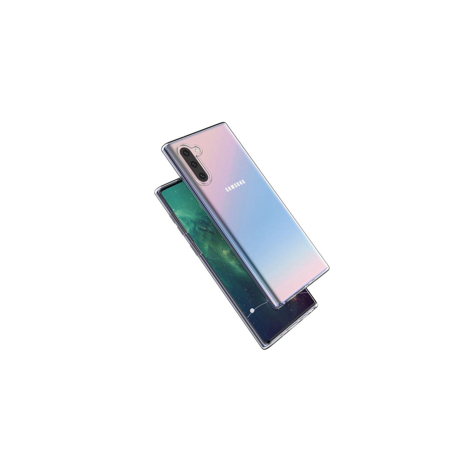 Étui transparent de PANDACO pour Galaxy Note 10 de Samsung
