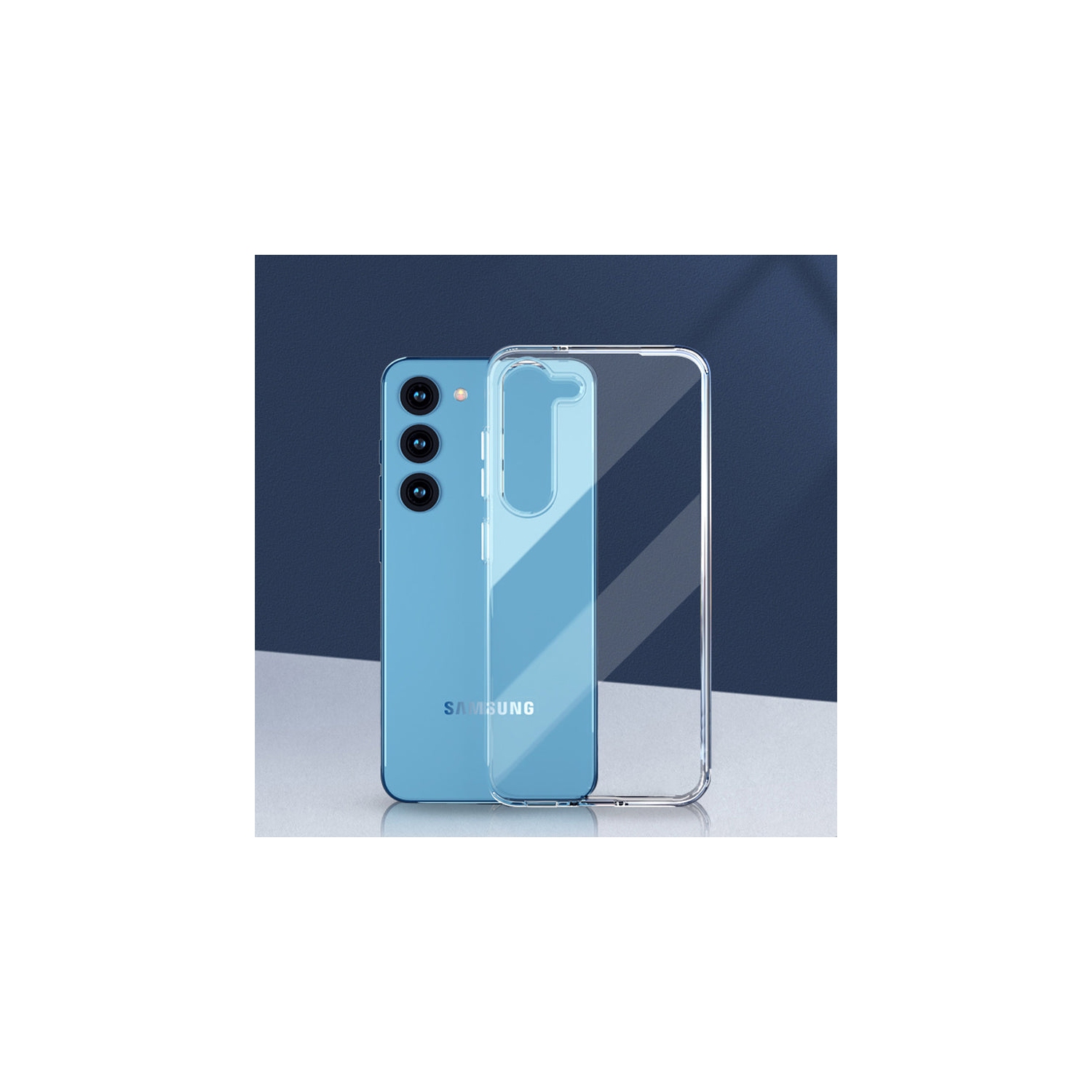 PANDACO Clear Case for Samsung Galaxy S23