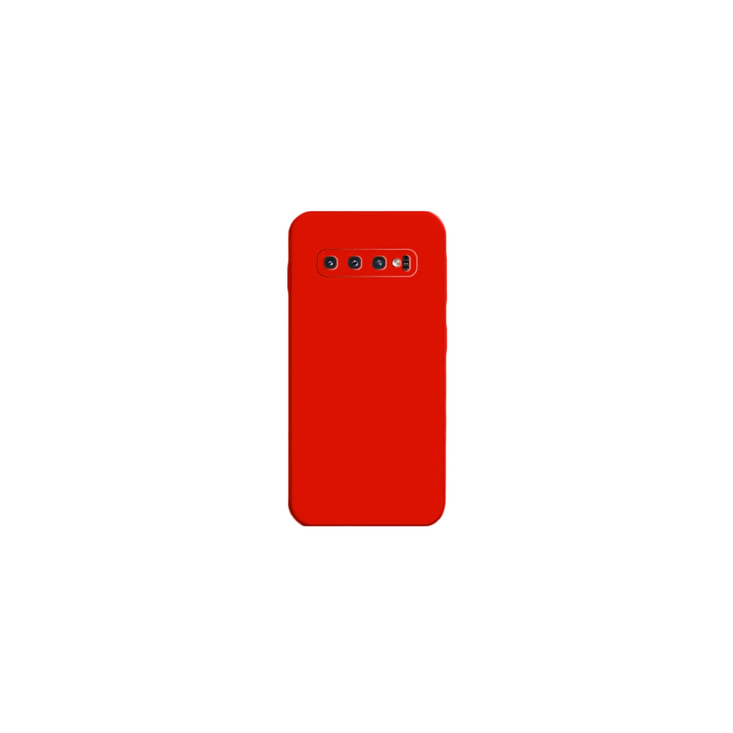 PANDACO Soft Shell Matte Red Case for Samsung Galaxy S10