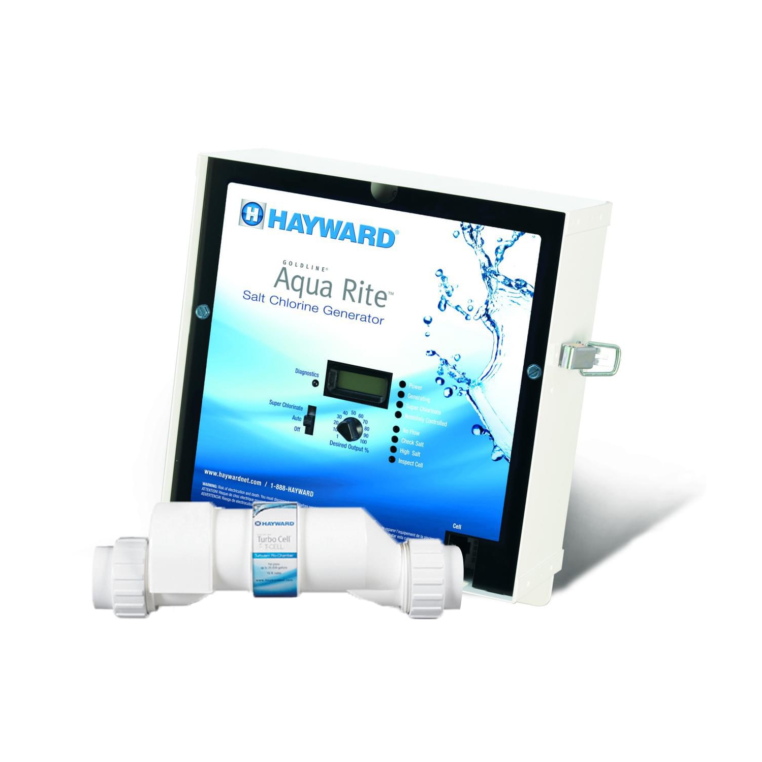 Hayward – générateur de sel Aqua Rite et cellule de 15,000 gallons
