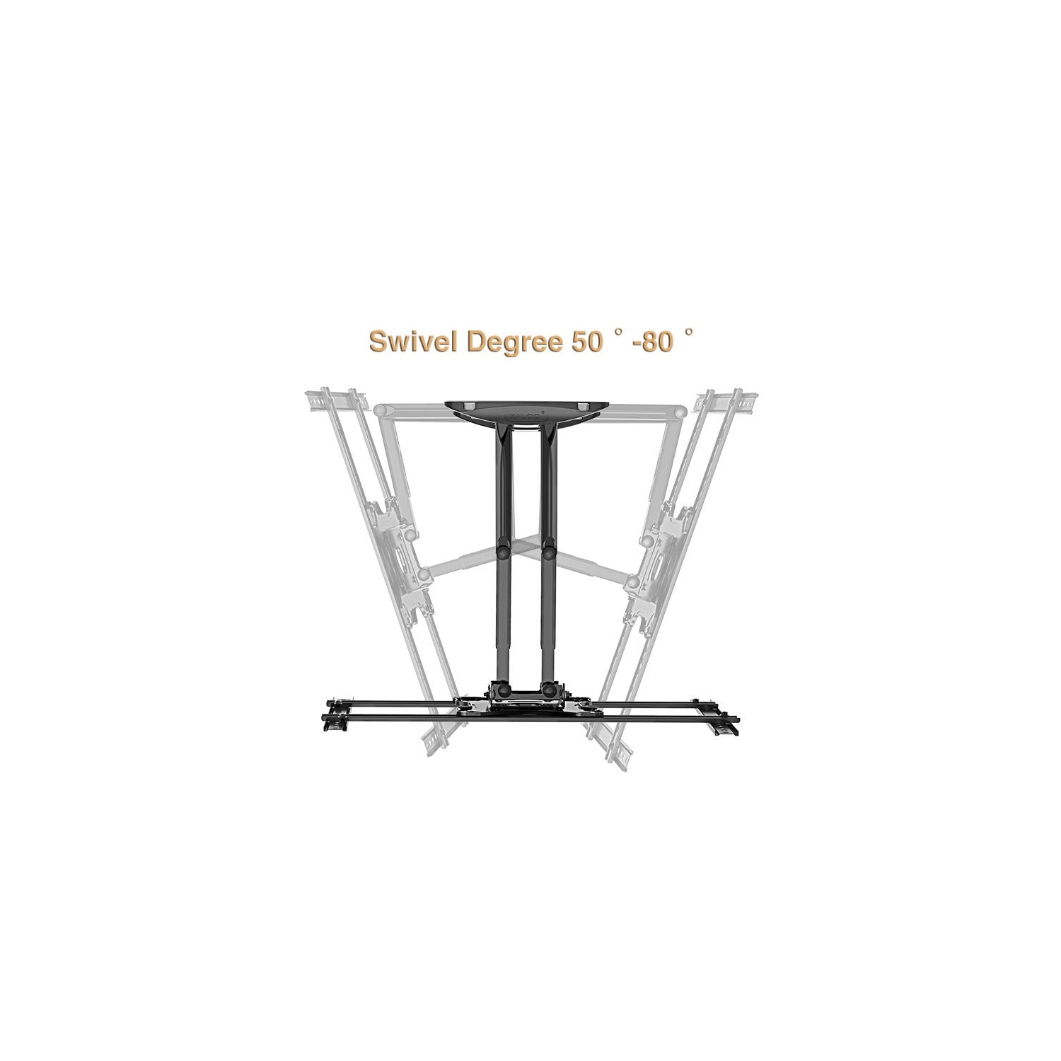 Support mural articulé pour téléviseur de 75 po, 32 po, 75 po