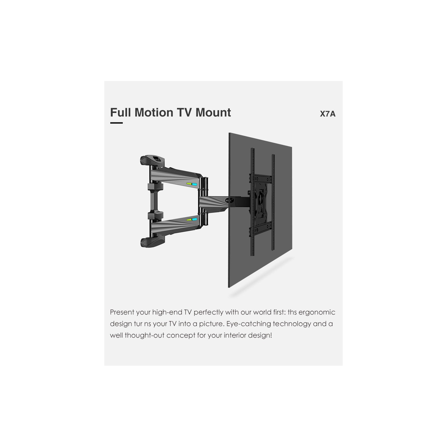 Rotating TV/Monitor Stand for 70" TVs with VESA 600x400mm