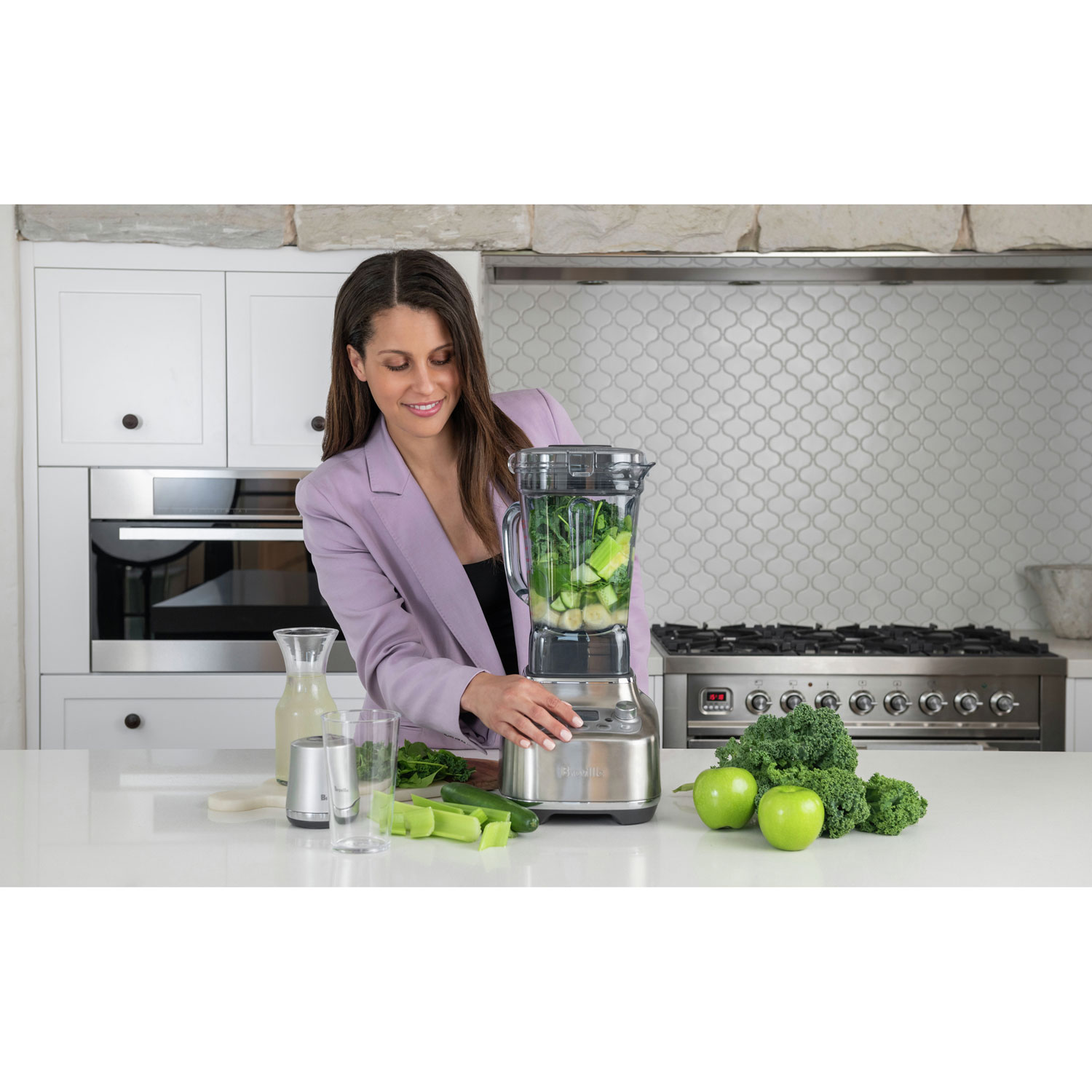 Breville Super Q 2L 1800-Watt Stand Blender - Black Stainless Steel