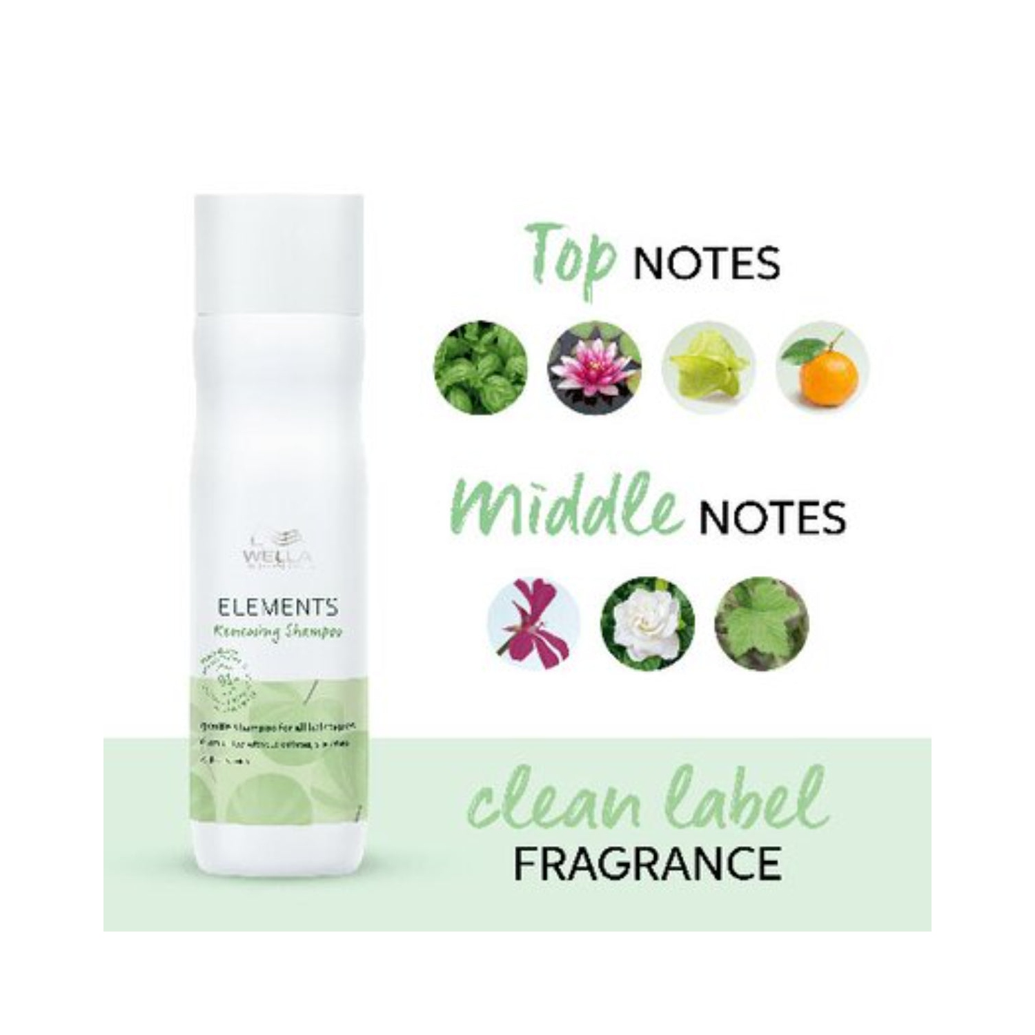 Shampoing Wella Elements, 250 ml