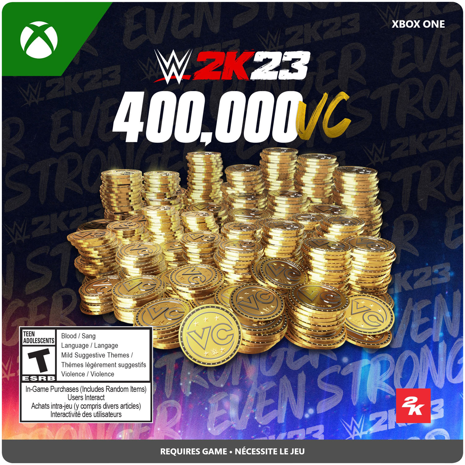 WWE 2K23: 400,000 VC (Xbox One) - Digital Download