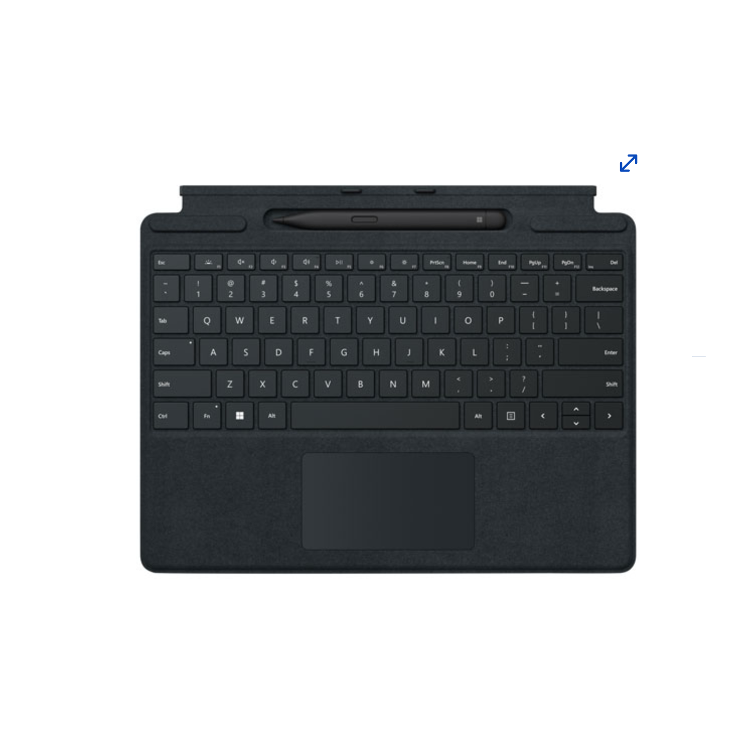 Open Box - Microsoft Surface Pro 8, 9 & X Signature Keyboard with Surface Slim Pen 2 - Black - English