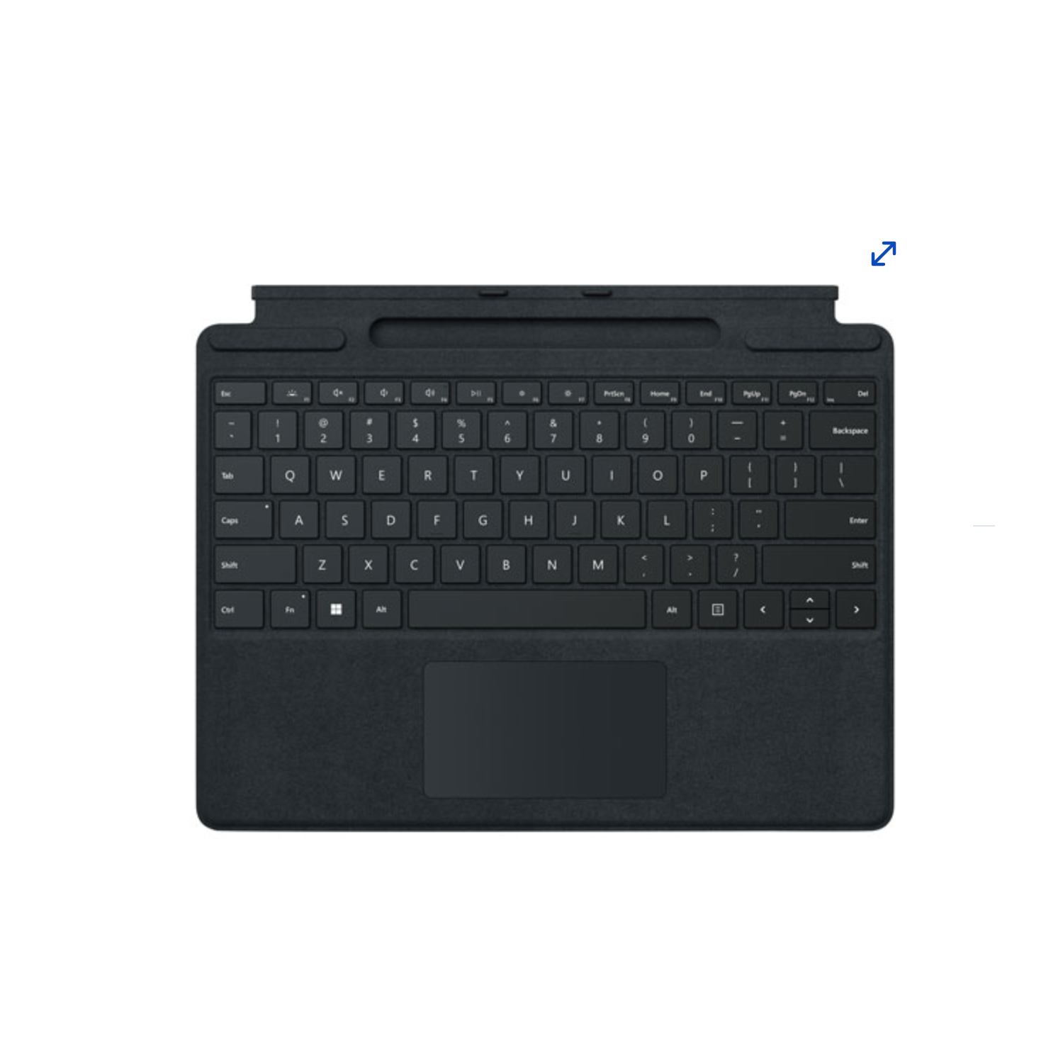 Boîte ouverte - Clavier pour Surface Pro 8, 9 et X Signature avec stylet Surface Slim Pen 2 de Microsoft - Noir - Anglais