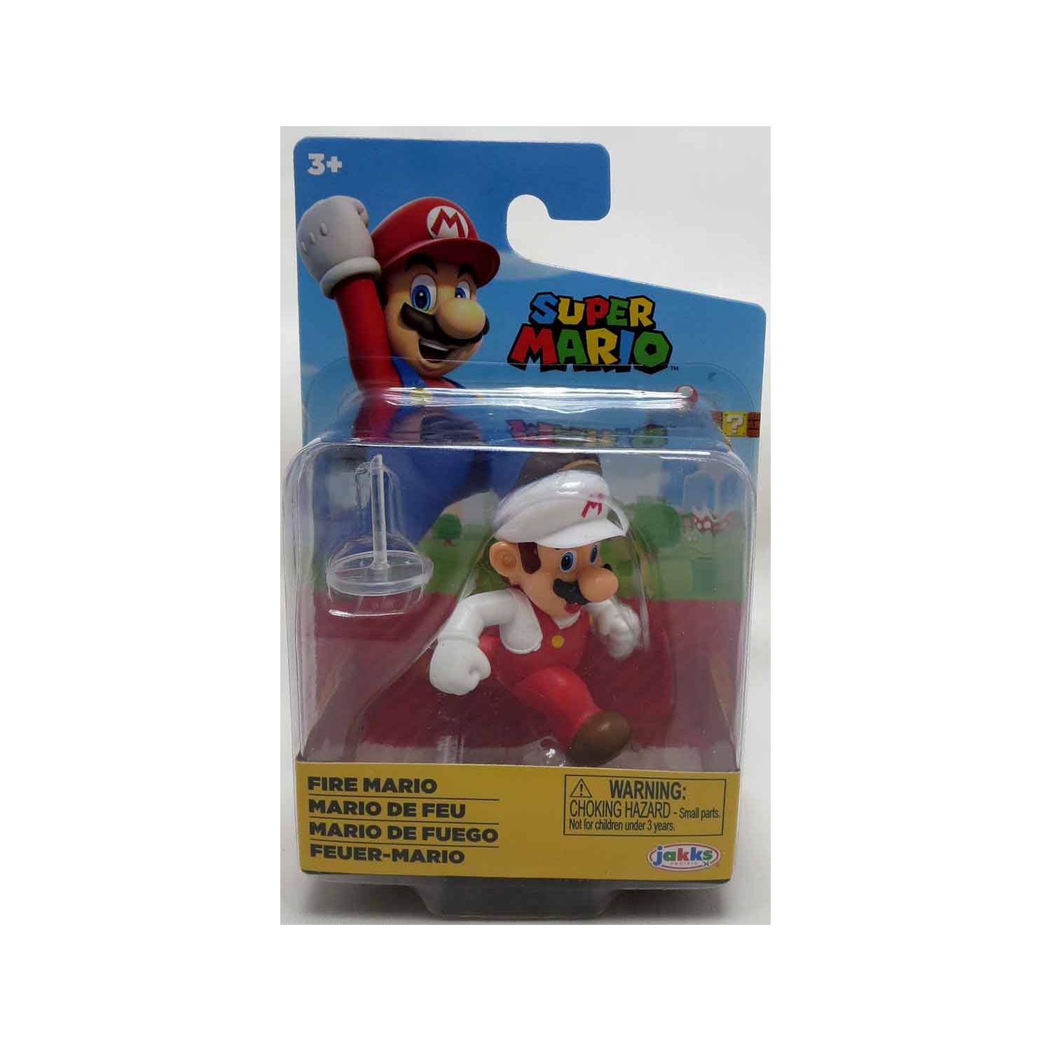 Super Mario World Of Nintendo 2 Inch Mini Figure Wave 39 - Fire Mario