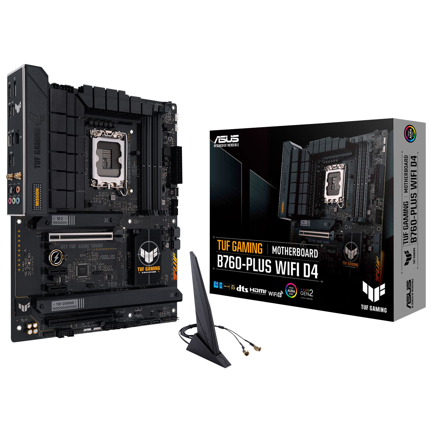 ASUS TUF Gaming B760-Plus Wi-Fi D4 ATX DDR4 Motherboard for 12/13th Gen Intel CPUs