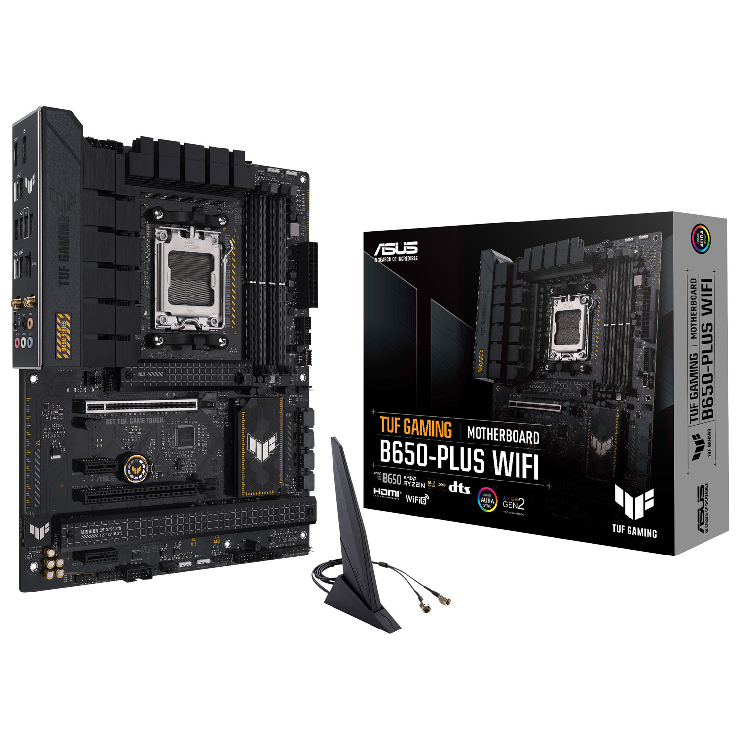 ASUS TUF Gaming B650-Plus Gaming Wi-Fi 6 ATX AM5 DDR5 Motherboard for AMD Ryzen 7000 Series CPUs