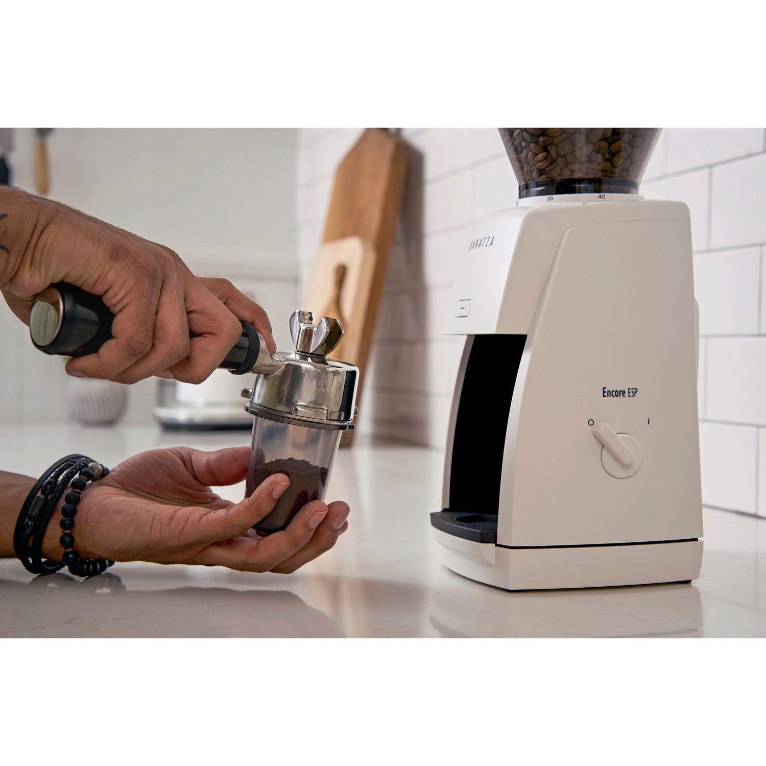 Baratza Encore ESP Burr Coffee Grinder - White