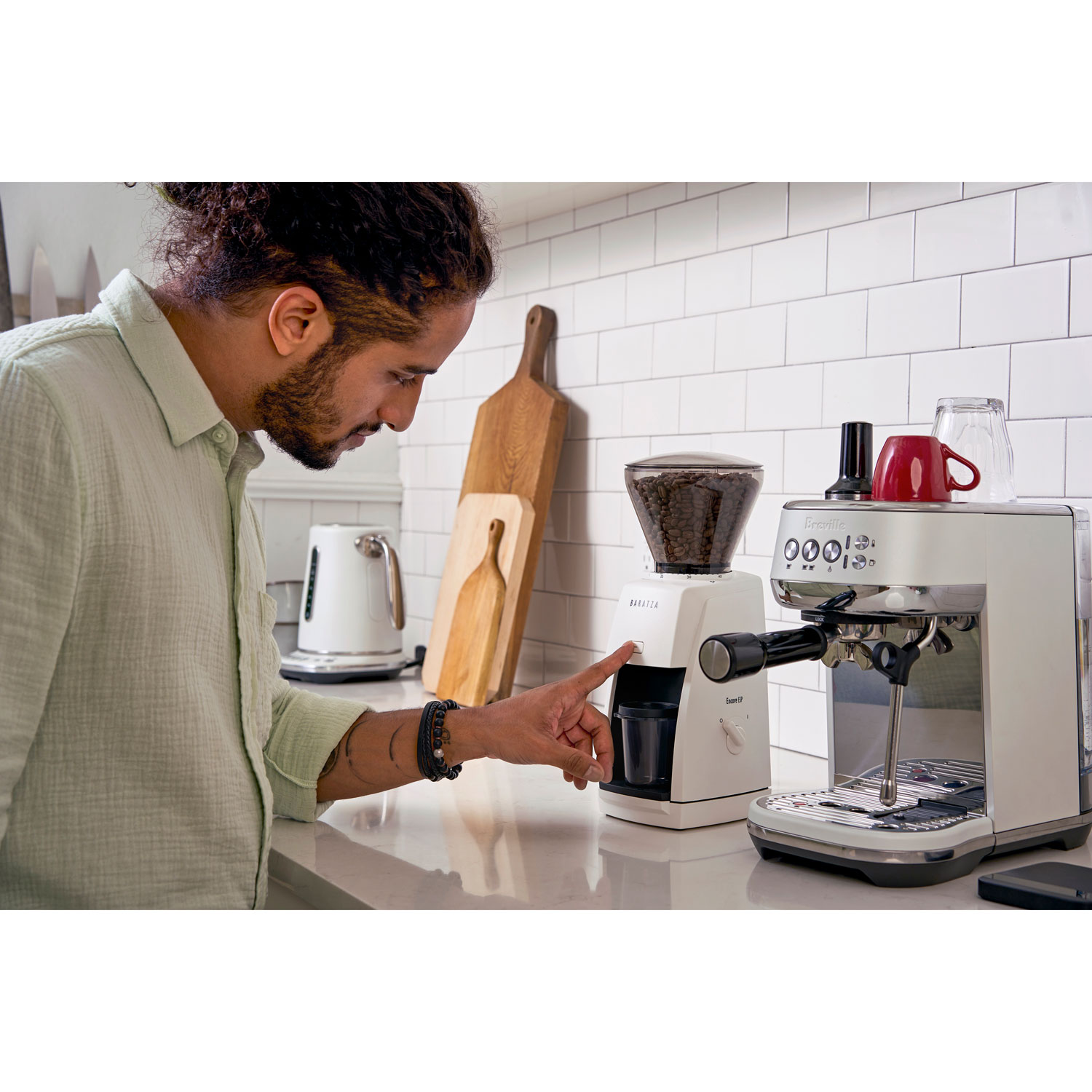 Baratza Encore ESP Burr Coffee Grinder - White