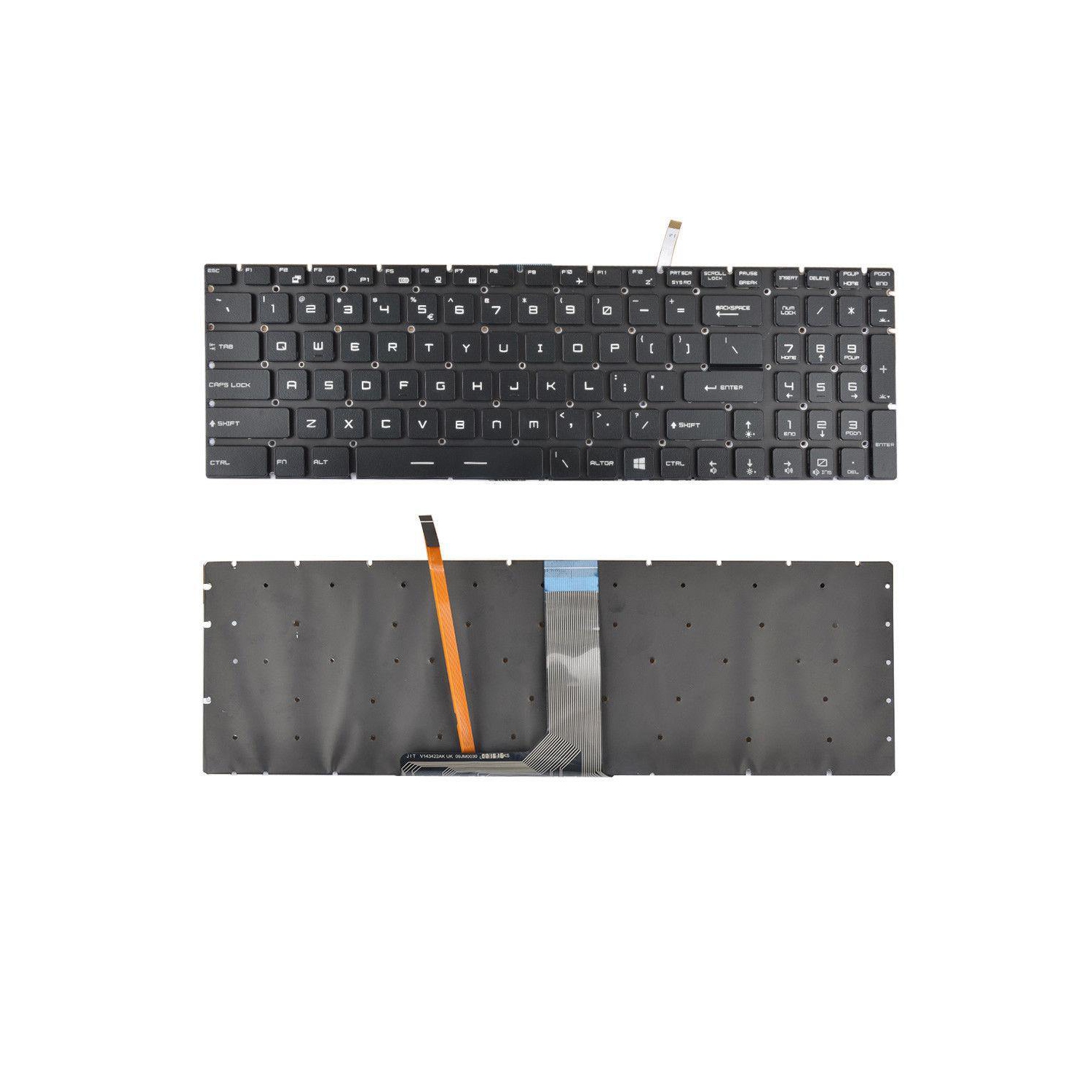 New MSI PE60 PE70 PX60 WS60 WS72 WT72 US English Backlit Keyboard S1N-3EUS215-SA