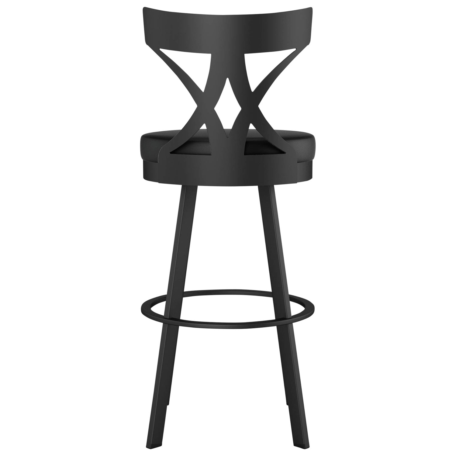 Washington Modern Counter Height Barstool - Black