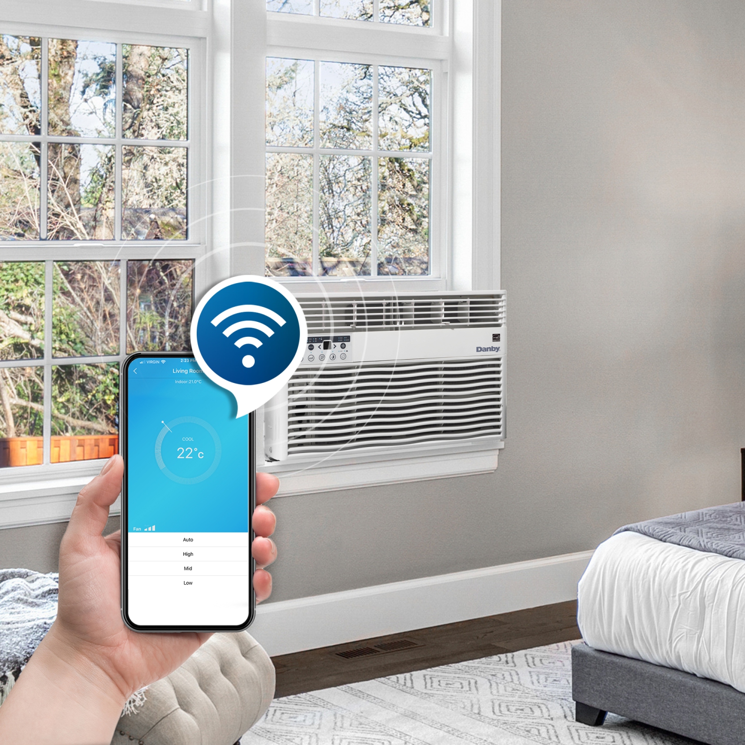 Danby DAC120EB8WDB 12000 BTU Window AC in White