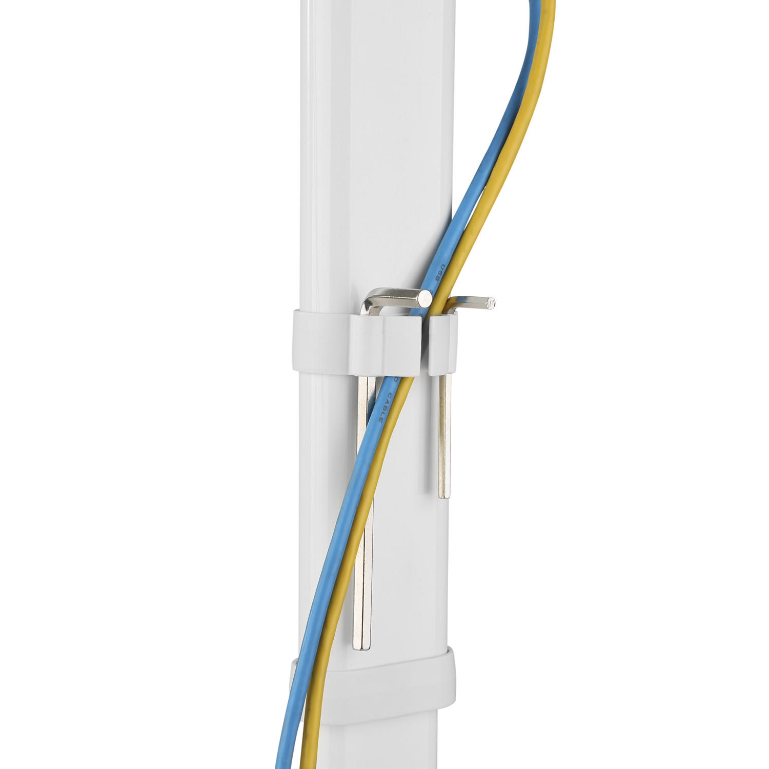 Support de moniteur de 17 à 27 pouces, élévateur vertical d'écran robuste à montage sur un bureau avec 10 réglages de hauteur