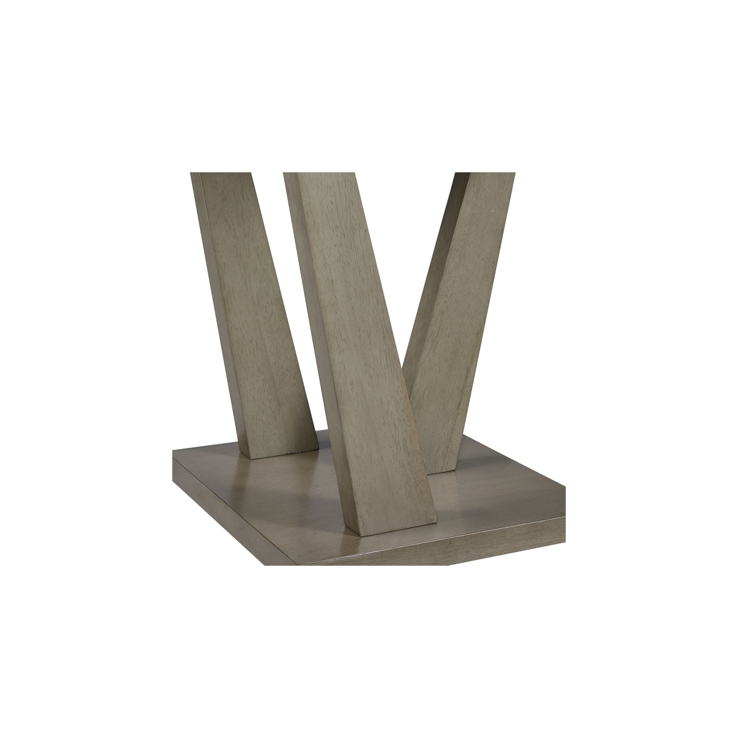 Picket House Furnishings – Table d’extrémité carrée Graham, gris