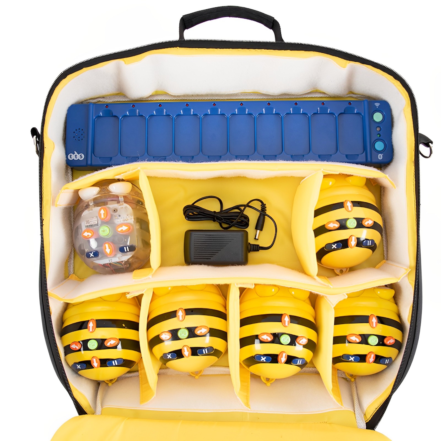 TTS Bee-Bot and Blue-Bot Hive Storage Bag, Educational Toys Organizer Floor Robot Toy Container