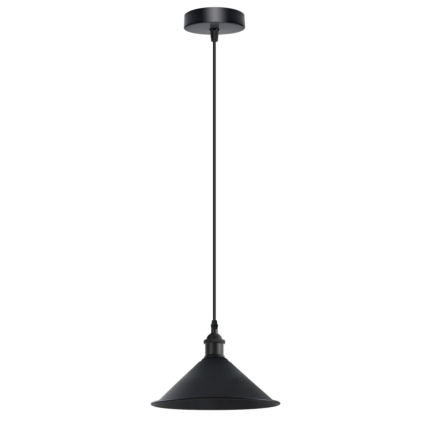 Relicelectrical Vintage Black Ceiling Pendant Hanging Light
