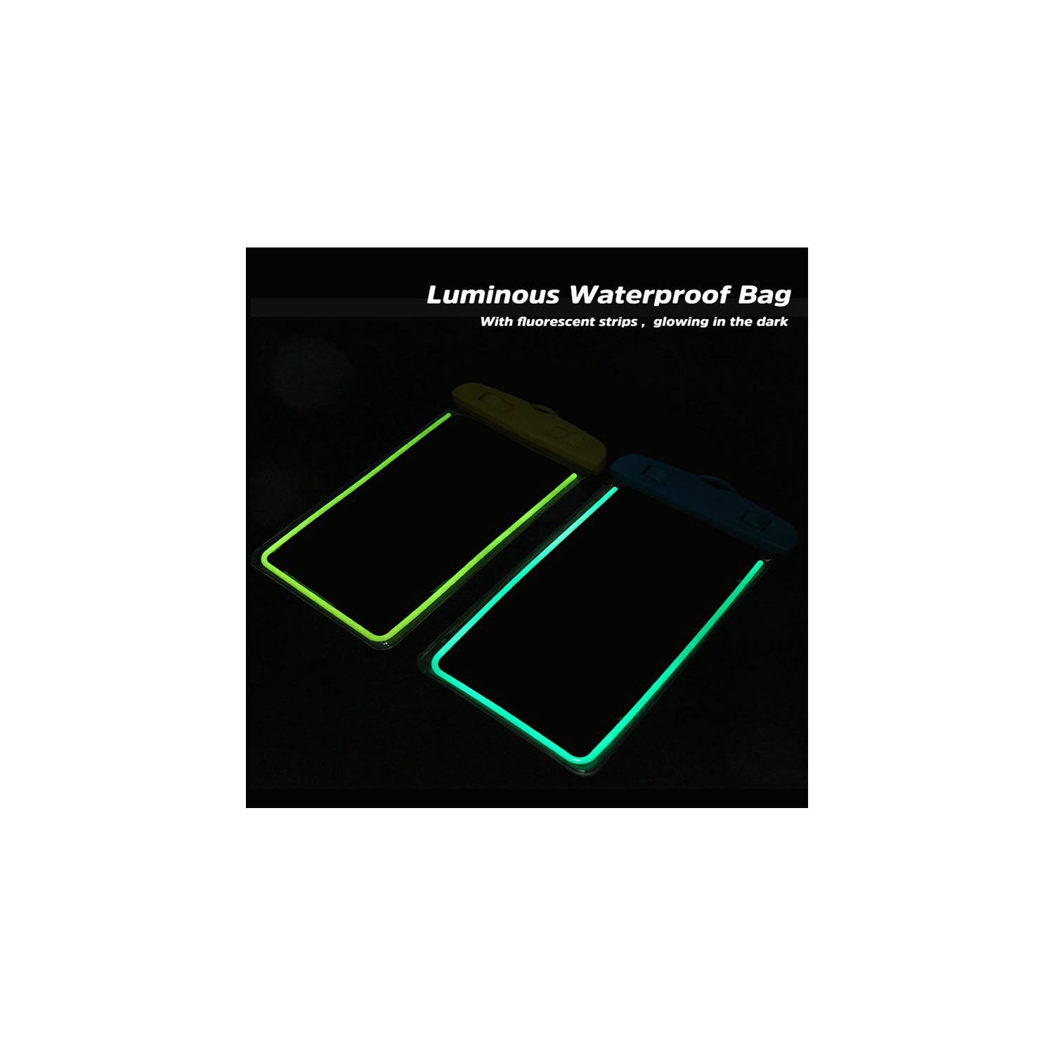 pochettes étanches universelles pour téléphone portable - Pour iPhone, Samsung, Google - Vert