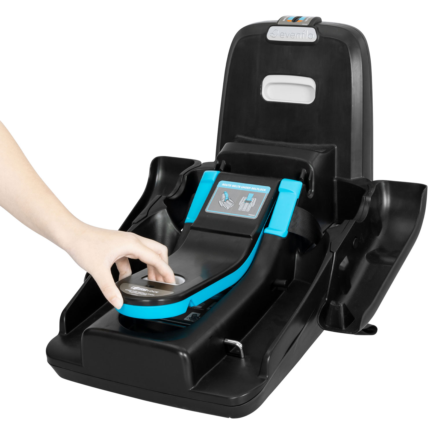 Evenflo Gold Shyft DualRide with Carryall Storage Infant Car Seat - Onyx Black