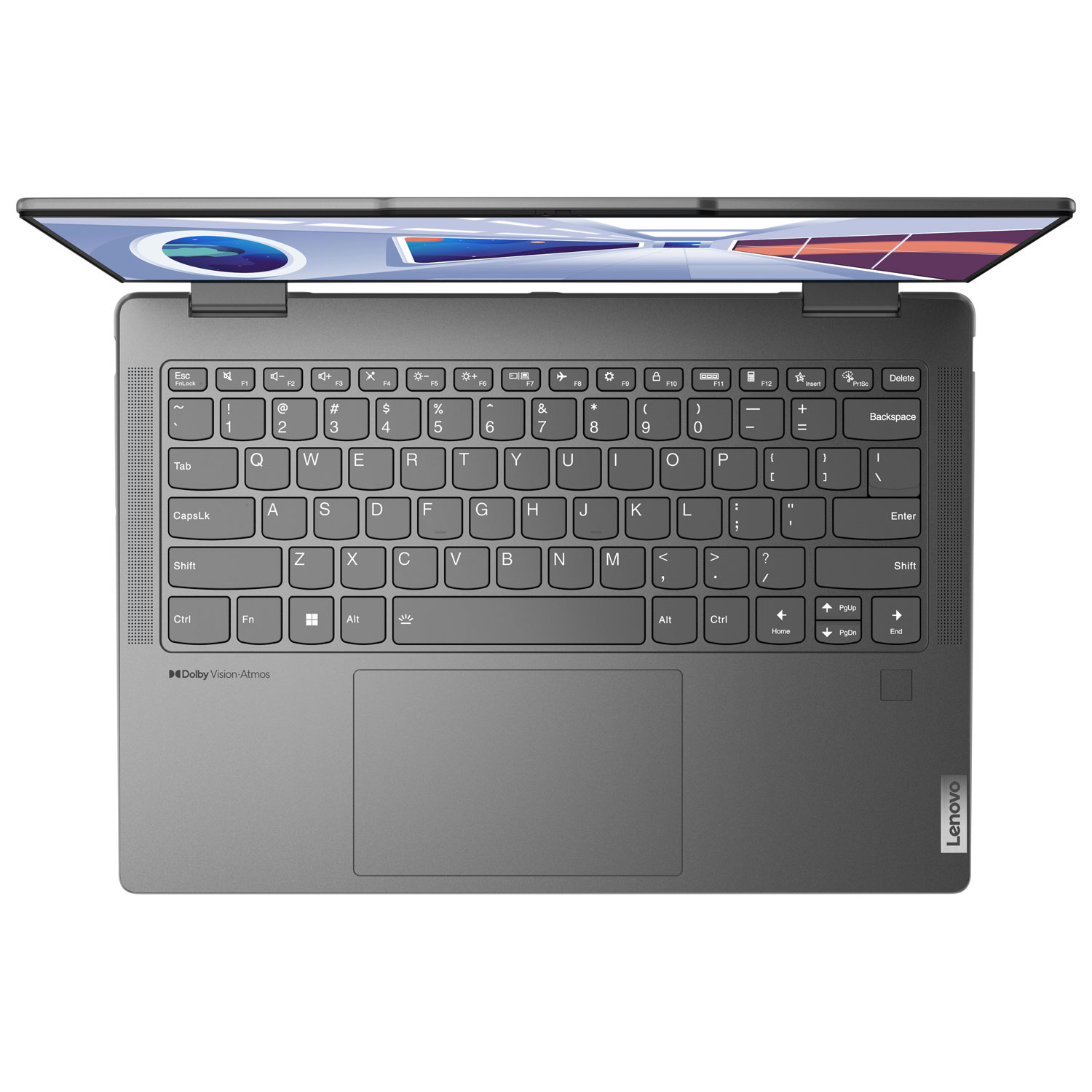 Portable 2-en-1 à écran tactile de 14 po Yoga 7i de Lenovo - Gris tempête