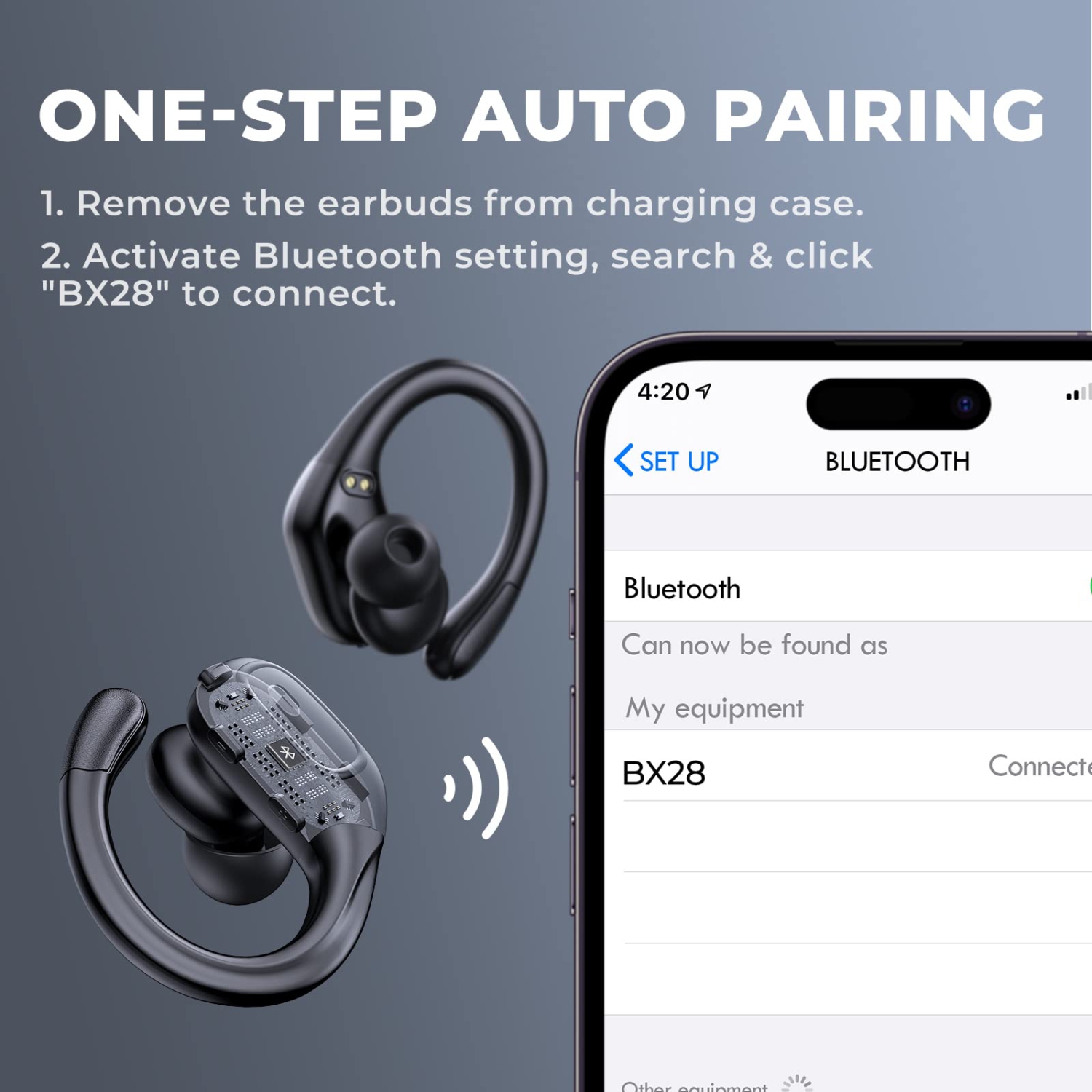 Wireless Earbuds,Ture Wireless Bluetooth 5.3 Earbuds,75H Playtime IPX7 Waterproof Headphones with Charging Case & CVC 8.0 Noise Cancelling Mic in-Ear