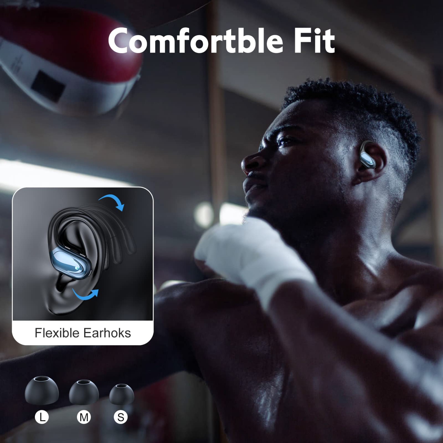 Wireless Earbuds, 75Hrs Playtime Bluetooth 5.1 Headphones, True Wireless Earphones with Digital Display & CVC 8.0 Noise Cancelling, Waterproof