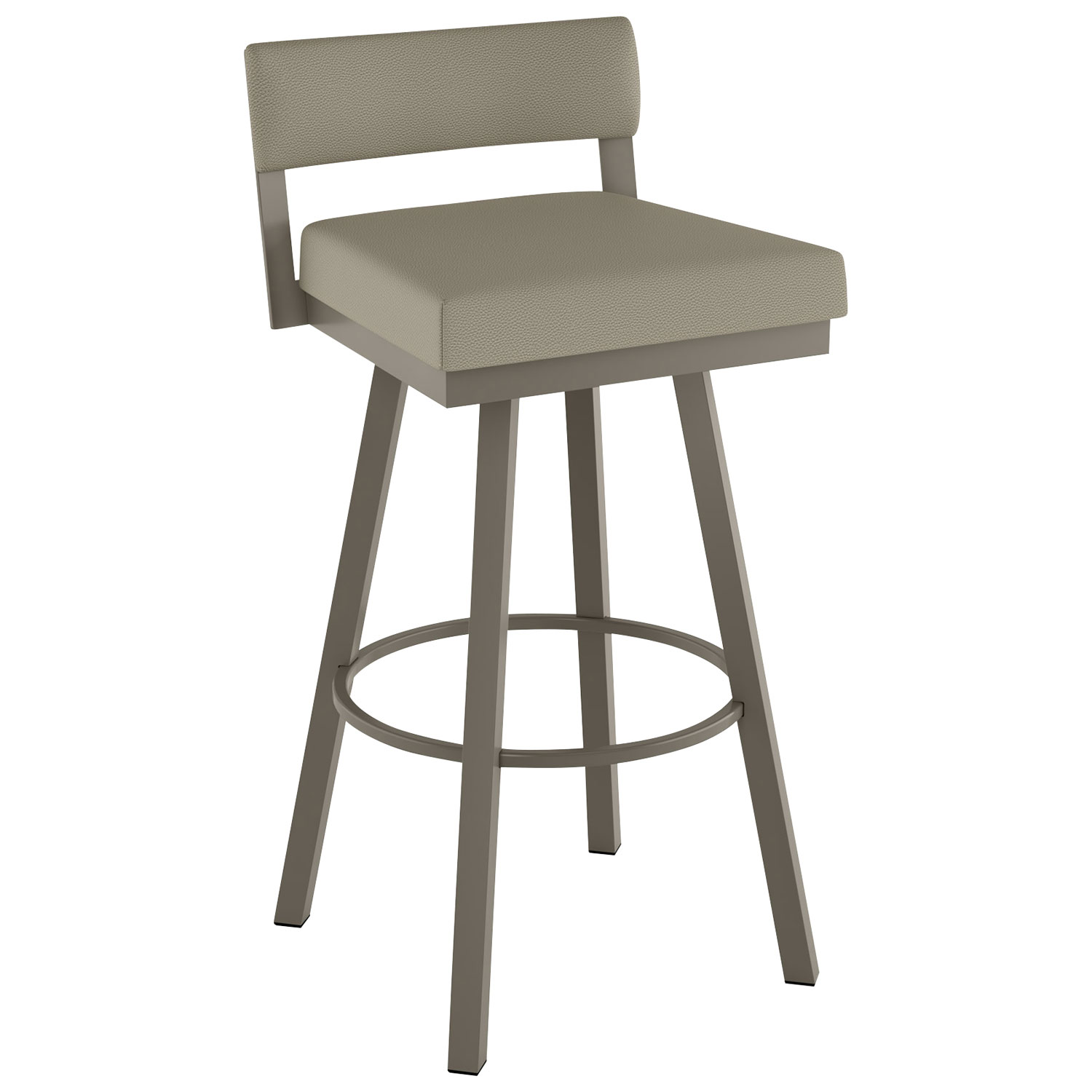 Travis Contemporary Counter Height Barstool - Greige/Grey