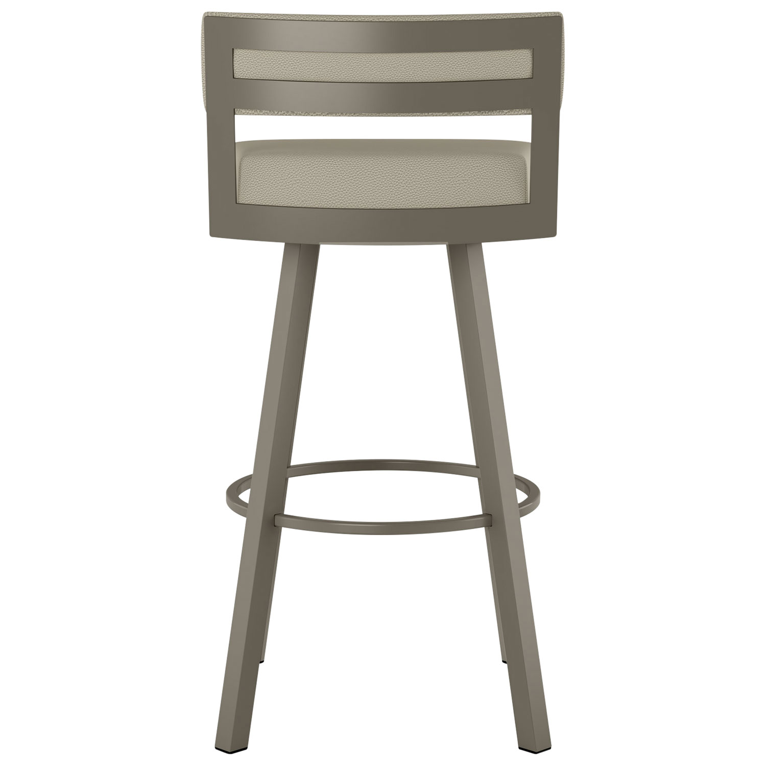 Travis Contemporary Counter Height Barstool - Greige/Grey