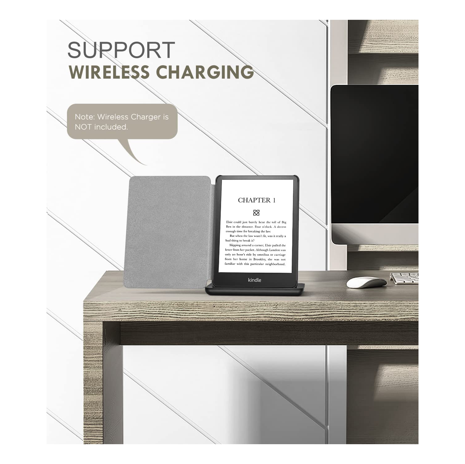 Protective Case for 6.8" Kindle Paperwhite(11th Gen 2021/2022) and Kindle Paperwhite Signature Edition, Light Shell Cover with Auto Wake/Sleep for