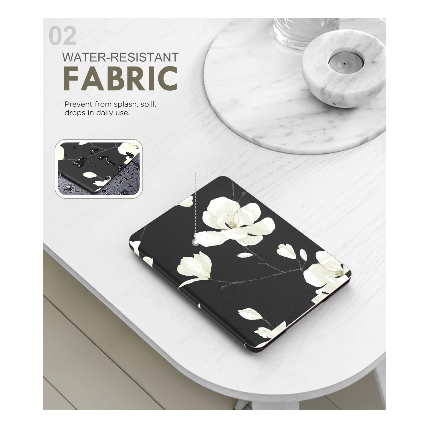 Case for 6.8" Kindle Paperwhite and Kindle Paperwhite Signature Edition, Light Shell Cover with Auto Wake/Sleep for Kindle Paperwhite 2021 E-Reader,