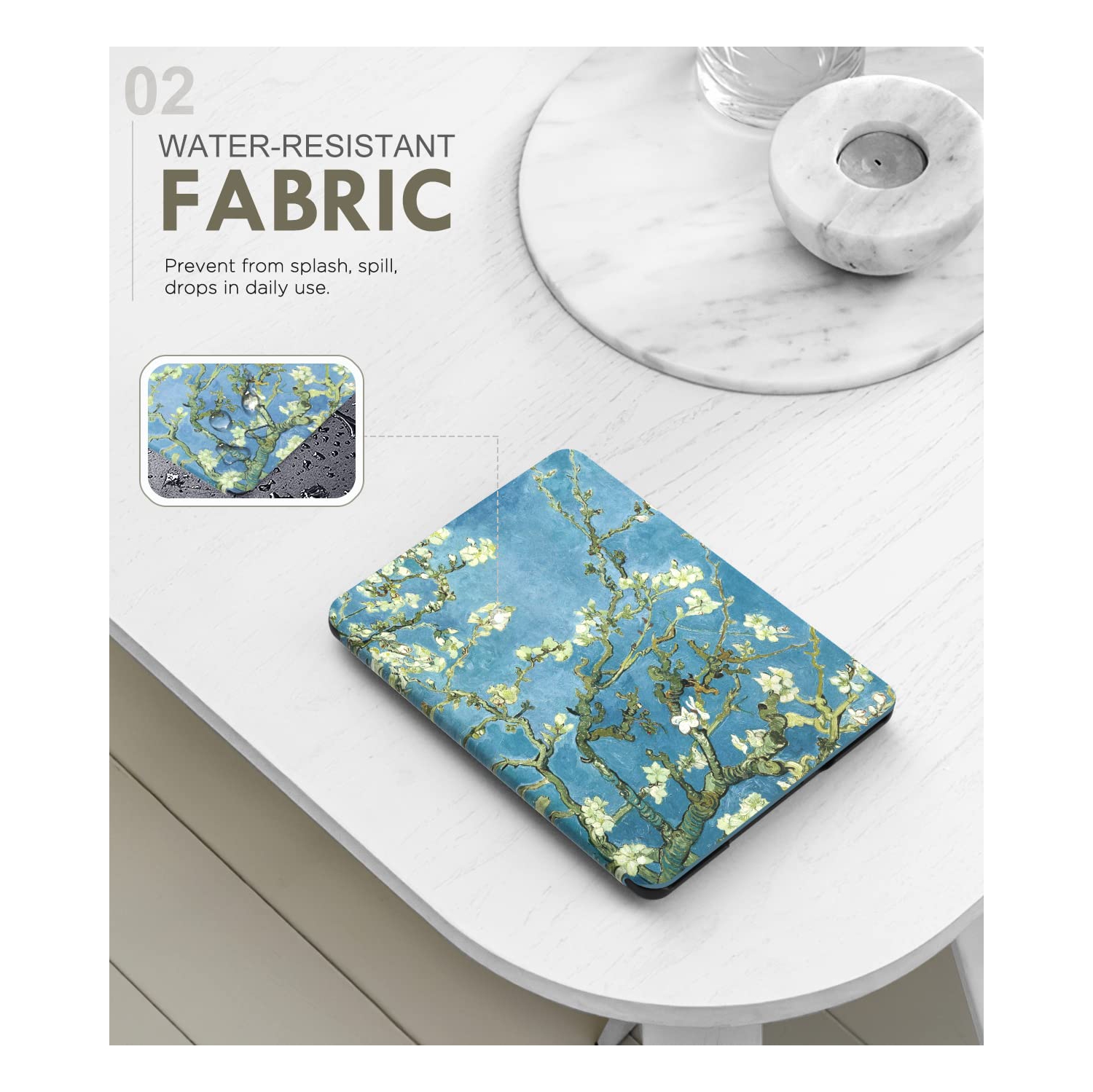 Case for 6.8" Kindle Paperwhite and Kindle Paperwhite Signature Edition, Light Shell Cover with Auto Wake/Sleep for Kindle Paperwhite 2021 E-Reader,