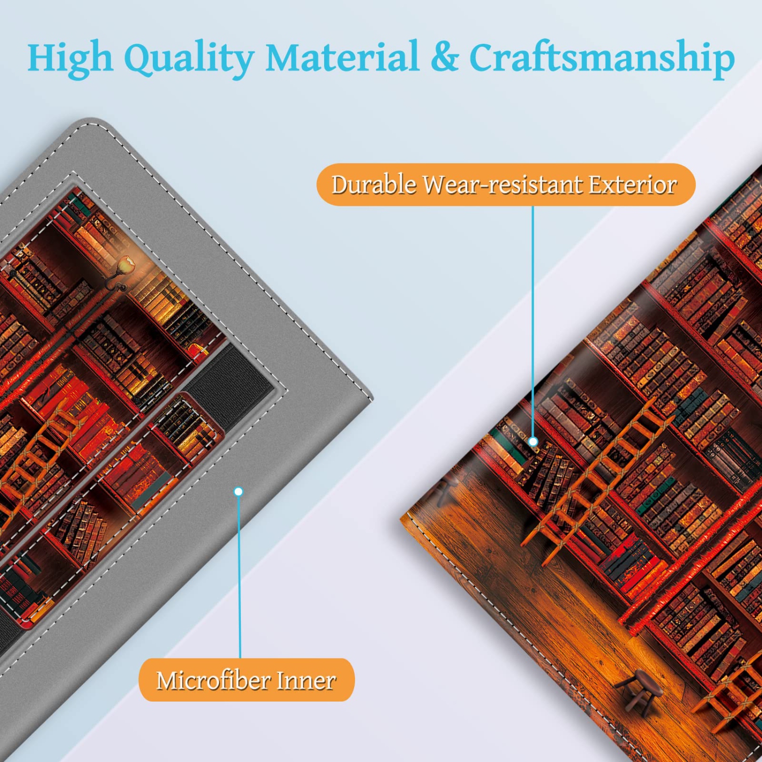 Stand Case for 6.8" Kindle Paperwhite and Kindle Paperwhite Signature Edition - Premium PU Leather Sleeve Cover with Card Slot and Hand Strap