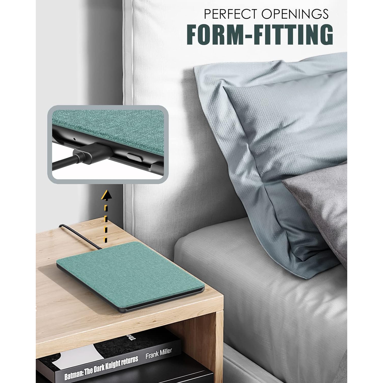 Case for 6.8" Kindle Paperwhite and Kindle Paperwhite Signature Edition, Lightweight Shell Cover with Auto Wake/Sleep E-Reader, Green