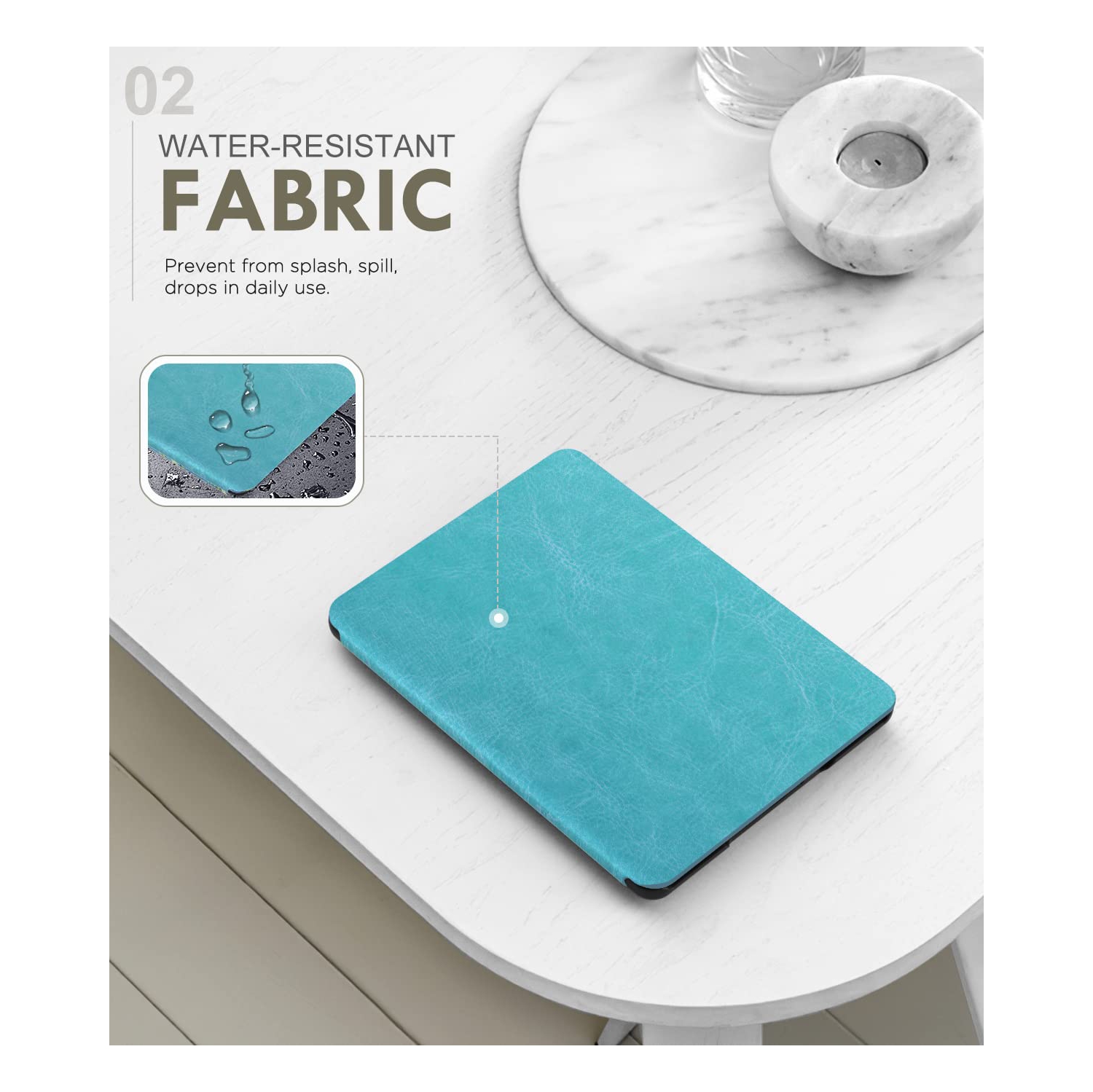 Case for 6.8" Kindle Paperwhite and Kindle Paperwhite Signature Edition, Light Shell Cover with Auto Wake/Sleep for Kindle Paperwhite 2021 E-Reader,