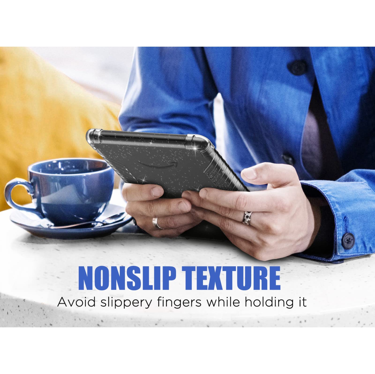 Case for 6.8" Kindle Paperwhite and Kindle Paperwhite Signature Edition, Ultra Clear Soft Flexible Transparent TPU Skin Bumper Back Cover Shell,