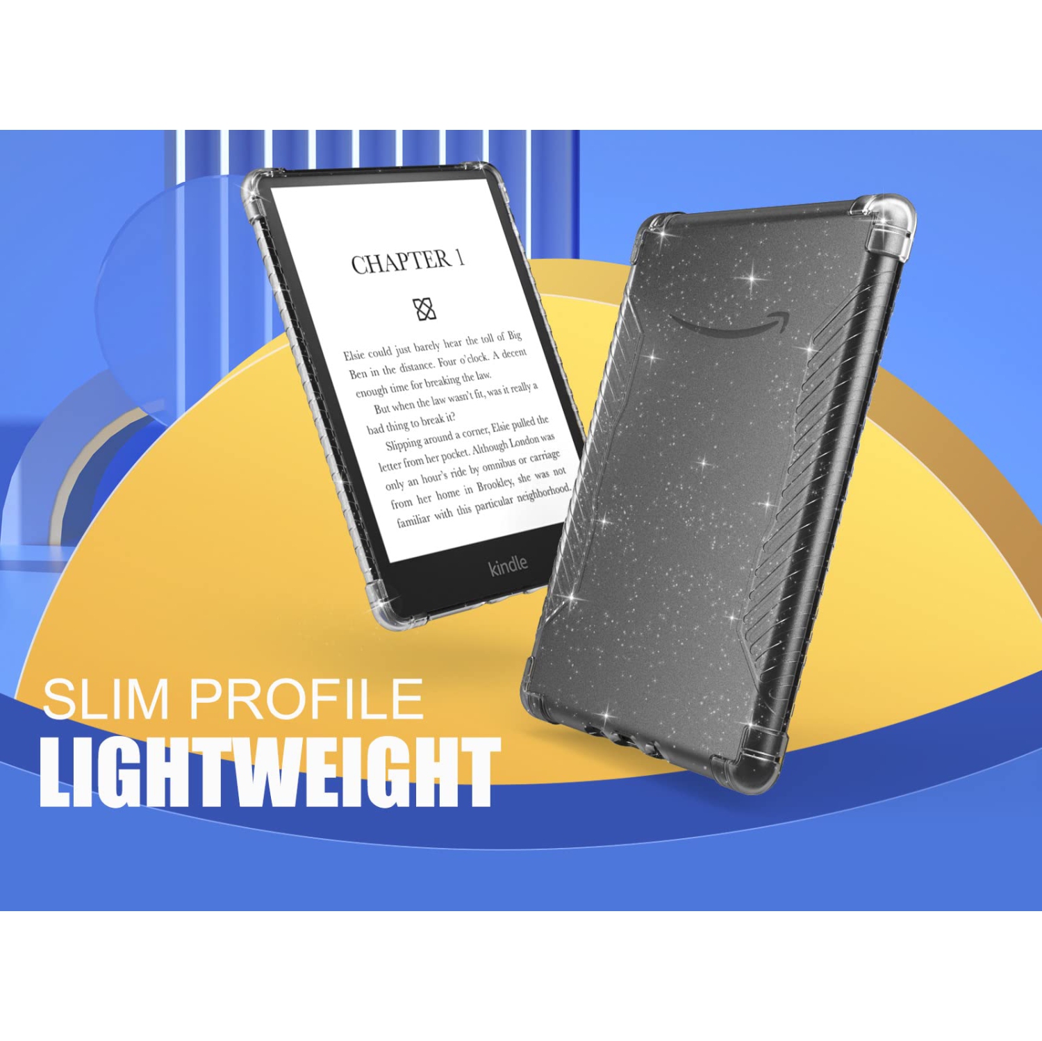 Case for 6.8" Kindle Paperwhite and Kindle Paperwhite Signature Edition, Ultra Clear Soft Flexible Transparent TPU Skin Bumper Back Cover Shell,