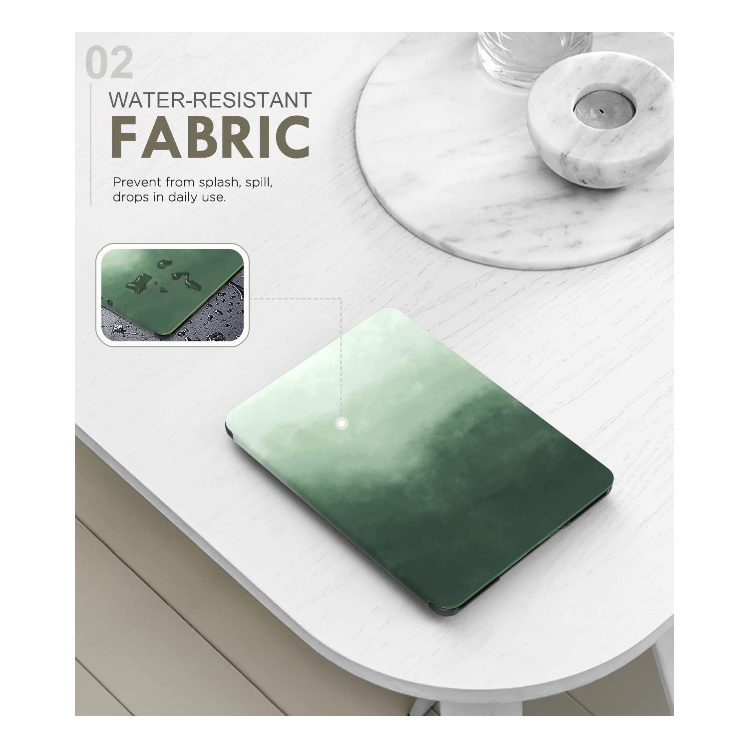 Protective Case for 6.8" Kindle Paperwhite 2021, Slim PU Leather Light Shell Cover with Auto Wake/Sleep Function for Kindle Paperwhite 2021 E-Reader,