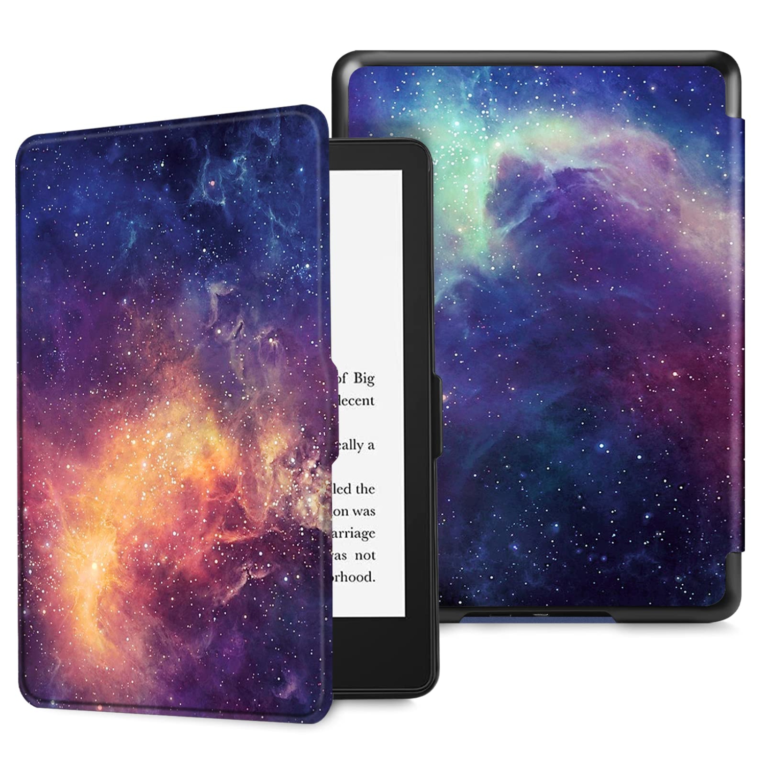 Slimshell Case for 6.8" Kindle Paperwhite (11th Generation - 2021) and Kindle Paperwhite Signature Edition - Premium Lightweight PU Leather Cover with Auto Sleep/Wake (Galaxy)