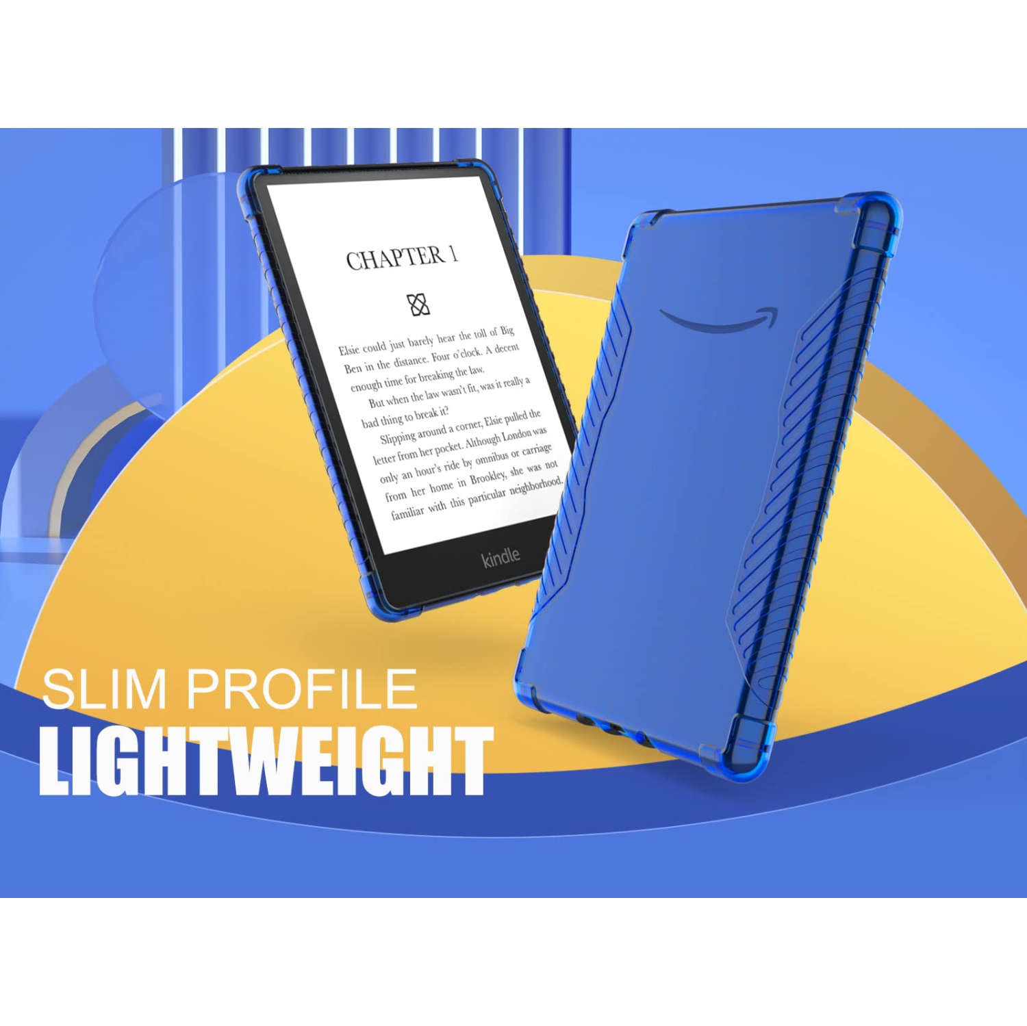 Case for 6.8" Kindle Paperwhite and Kindle Paperwhite Signature Edition, Ultra Clear Soft Flexible Transparent TPU Skin Bumper Back Cover Shell,