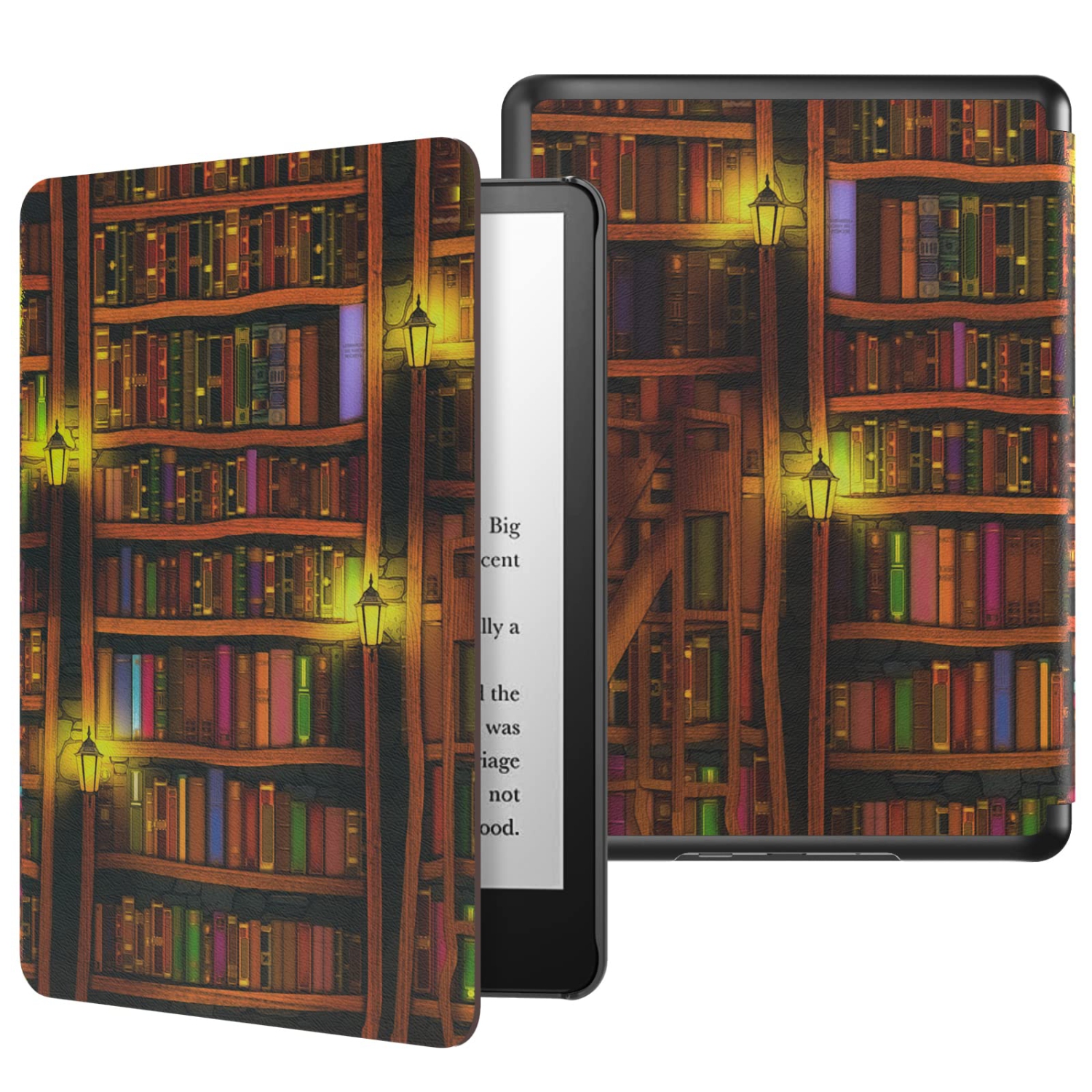 Case for 6.8" Kindle Paperwhite (11th Generation-2021) and Kindle Paperwhite Signature Edition, Light Shell Cover with Auto Wake/Sleep for Kindle Paperwhite 2021 E-Reader, Retro Li