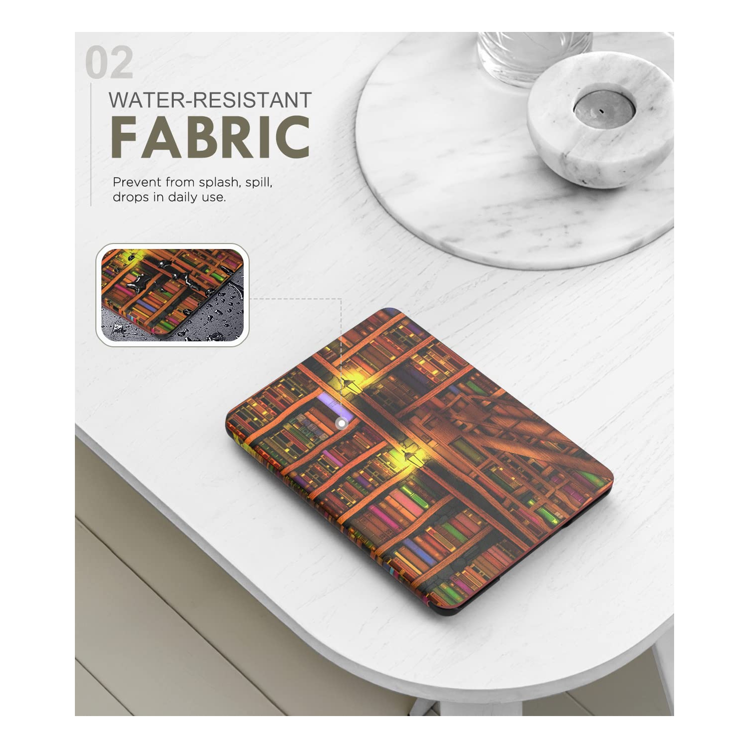 Case for 6.8" Kindle Paperwhite and Kindle Paperwhite Signature Edition, Light Shell Cover with Auto Wake/Sleep for Kindle Paperwhite 2021 E-Reader,