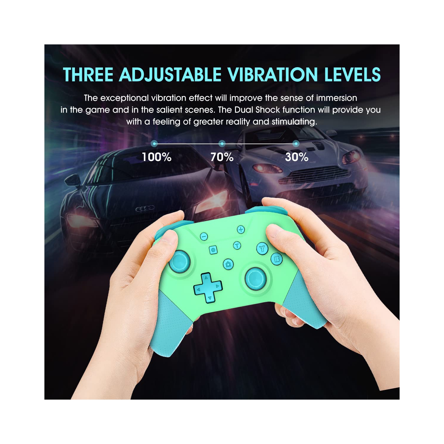 Manettes Switch/Switch Lite/DELO, manette sans fil Pro, manette Joy-Con avec CCP et fonction de réveil à la maison, prise en charge de l’axe