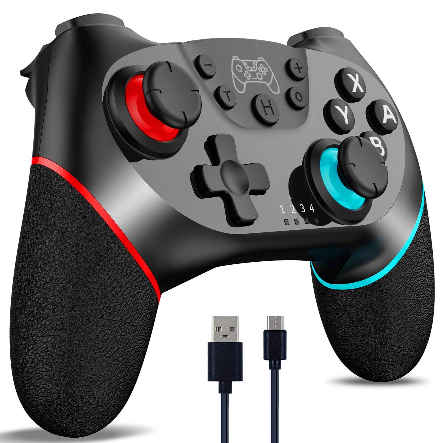 2023 New Version Wireless Switch Controller, Switch Pro Controller Compatible with Nintendo Switch/Lite/OLED, Manette Switch Remote Gamepad with 6-Axis Gyro, Dual Motors, Wake-up a