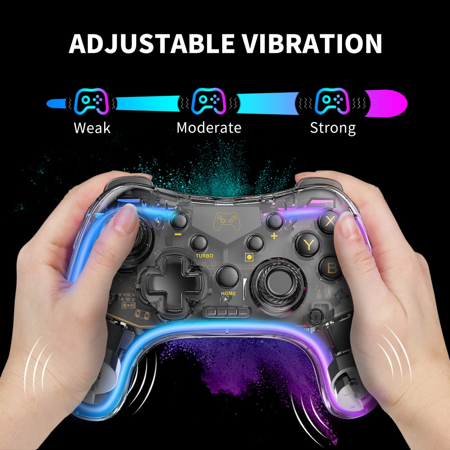 Switch Controller,Wireless Switch Pro Controller Compatible with Nintendo Switch/Lite/OLED,Wireless Switch Controller Support 6-Axis Gyro,