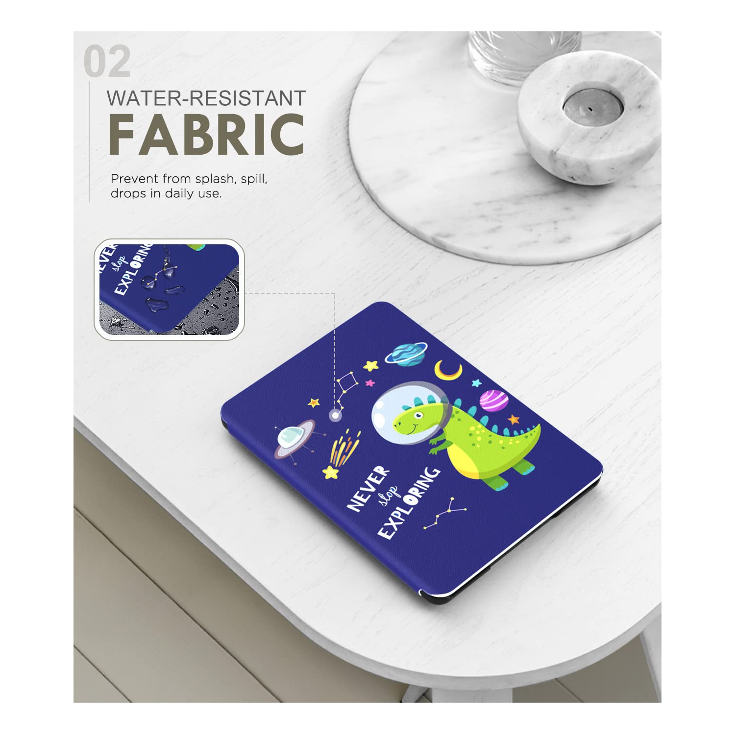 Case for 6.8" Kindle Paperwhite and Kindle Paperwhite Signature Edition, Light Shell Cover with Auto Wake/Sleep for Kindle Paperwhite 2021 E-Reader,