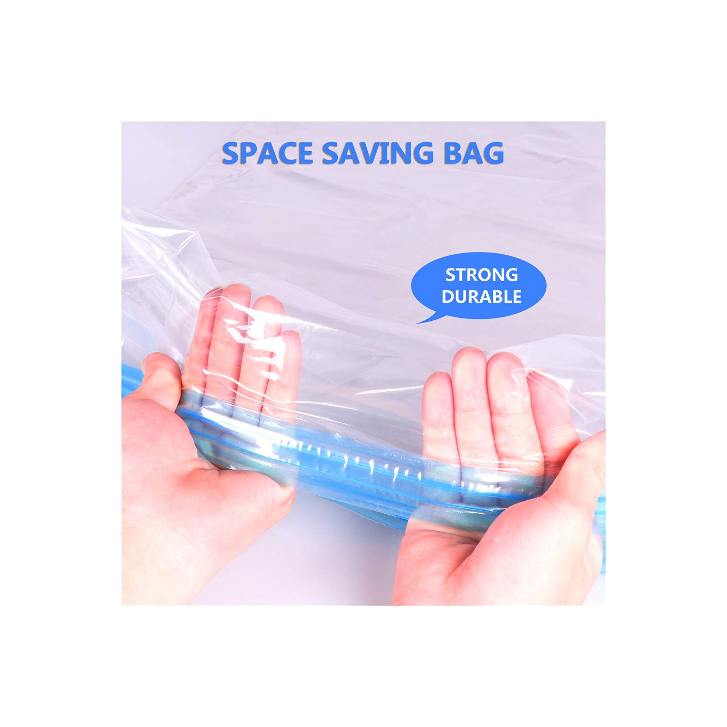 Bags -Pack of 16 Bags. Roll-Up Compression Storage, No Vacuum Pump Needed, Save 75% Luggage Space, Perfect for Travel/Camping/Home Storage